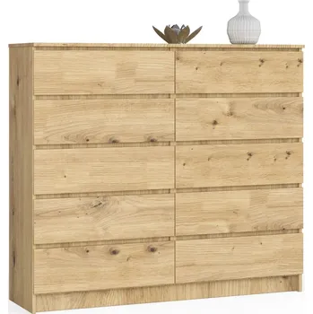 Komoda Šuplíková komoda do obývacího pokoje SAVRILA - dub artisan