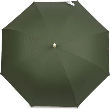 Deštník Dámský vystřelovací deštník béžový lem Varianta: 2 zelená khaki, Balení: 1 ks