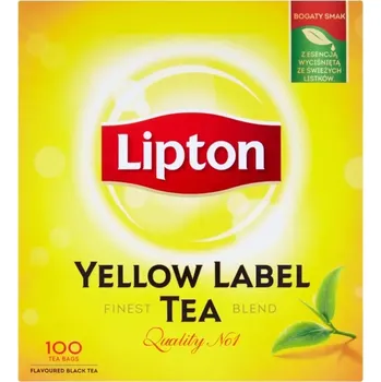 Nápoj Lipton Yellow Label Tea černý čaj 100x2g