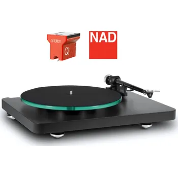 Gramofon NAD C 588 + PRENOSKA ORTOFON MC Quintet Red (Moving Coil) (HIFI gramofon špičkové kvality, MM přenosks Ortofon 2M Red, skleněný talíř)