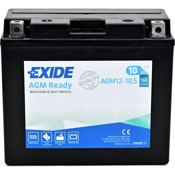 Motobaterie Motobaterie Exide AGM Ready 12V 10Ah (160A) – AGM12-10.5