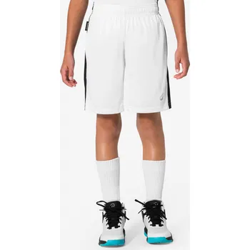 Pánské kraťasy KIPSTA Dětské basketbalové kraťasy SH100 14 LET BÍLÁ