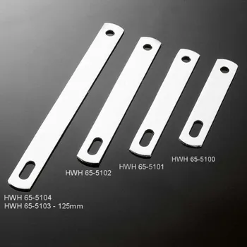 Výfuk pro motocykl Držák výfuku 100mm Highway Hawk Flat (plochý), chrom (1ks) - 100