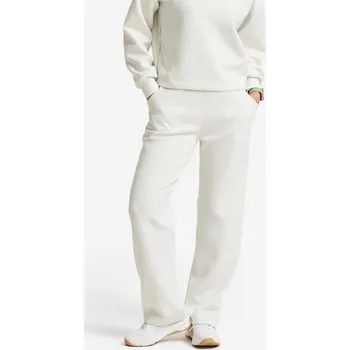 DECATHLON Dámské fitness tepláky pohodlné bavlněné 2XL / W39 L31 BÍLÁ