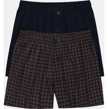 Boxerky JP1880, Plus size Boxerky JP1880, 2-balení, široký střih, do 7XL pro plnoštíhlé nadměrná velikost, 829172341-1456, hnědý, 7XL, Plus size oblečení, Oblečení pro vysoké muže, Nadměrné velikosti, Oblečení pro plnoštíhlé.