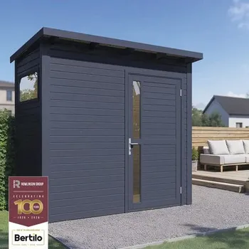 Zahradní stavba Zahradní domek Bertilo Pentus 1 včetně podlahy 234x115 cm antracit
