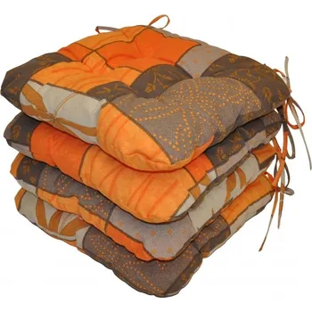 Podsedák Sedák UNI barva oranžový list - set 4 kusy