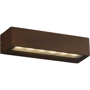 Nástěnné svítidlo Faro Doro LED nástěnné venkovní svítidlo IP65 Tmavě hnědá / 220mm