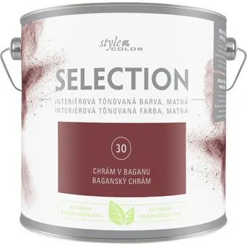 barva na zeď Barva na zeď StyleColor Selection Chrám v Baganu červená 2,5 l