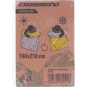 Vybavení pro přežití Izotermická fólie Crossroad IZOTERM FOIL UNI Zlatá, Stříbrná