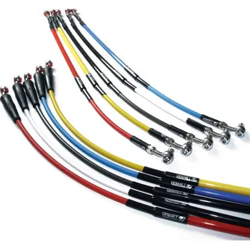 Nářadí na motocykly VENHILL Brzdová hadice stříbrná/nerezová ocel Banjo Kawasaki KX450F K02-2-019/P