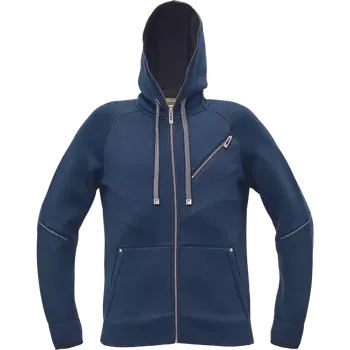 Pánská mikina CERVA NEURUM mikina s kapucí navy XL 0306013041004