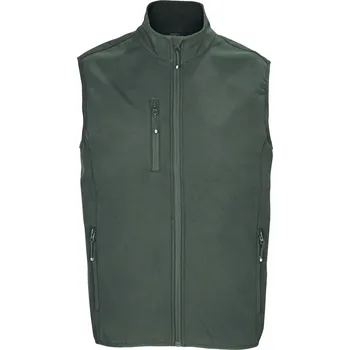 Pánská vesta SOĽS Falcon Pánská softshellová vesta SL03825 Forest green S