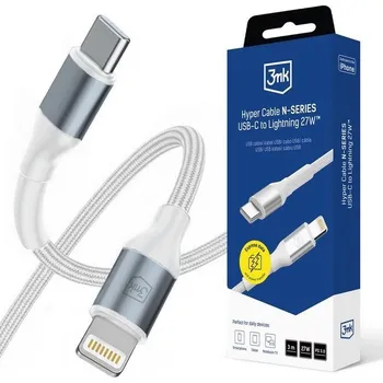 Autolékárnička 3mk Kabel C to Lighting 27W 3m N-series