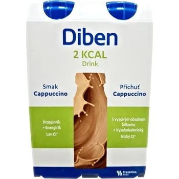 Speciální výživa Diben 2 kcal Drink příchuť cappuccino por.sol.4x200ml