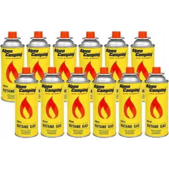 Turistický vařič Plynová kartuše 12ks 400ml IK1204 BULLTECH