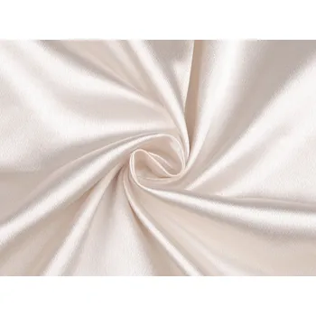 Satén krešovaný metráž, střední, 13 slonová kost