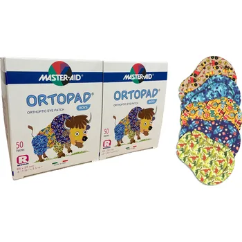 Brýlová obroučka Dětské okluzory Ortopad Boys 100 kusů s uplatněním ePoukazu Velikost: Junior