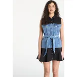 Šaty Karl Lagerfeld Jeans Mixed Material Dress Washed Blue/