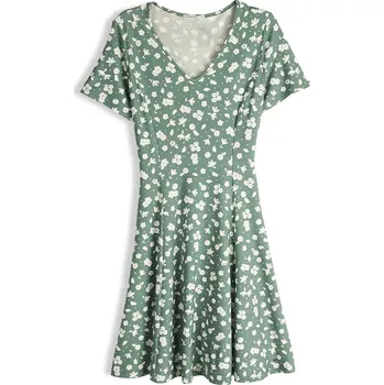 Dámské šaty GATE Šaty s květinovým potiskem 38 225-1861/421