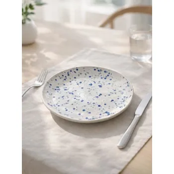 Talíř Sinsay - Talíř s tečkovaným vzorem - modrá - 532GI-05X - 532GI-05X-ONE