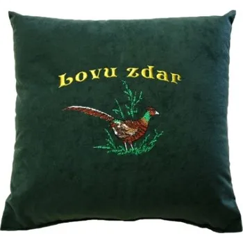 Polštář E-myslivost Polštářek pro myslivce - motiv Bažant