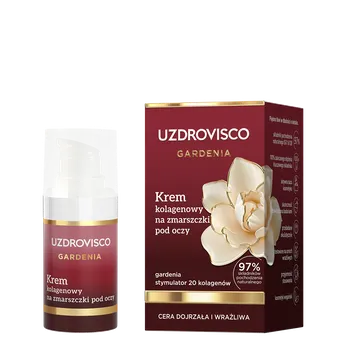 Péče o oční okolí Uzdrovisco GARDENIA kolagenový krém na vrásky pod očima, 15 ml