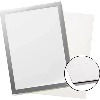 Kancelář DURAFRAME GRIP A4 - Stříbrný