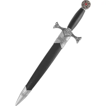 keltská dýka (dekorace) Pentagram - Black Scabbard