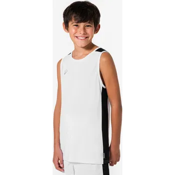 Pánské oblečení KIPSTA Unisex basketbalové tílko 100 pro dospělé 10 LET BÍLÁ