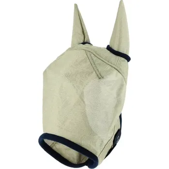 Koňská maska proti hmyzu Maska proti hmyzu EQUITHEME Aquafly 2v1 beige PONY