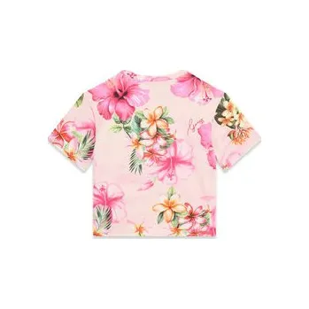 Pánské tričko Guess T-Shirt J6GI03 K6YW4 Růžová Relaxed Fit 16Y