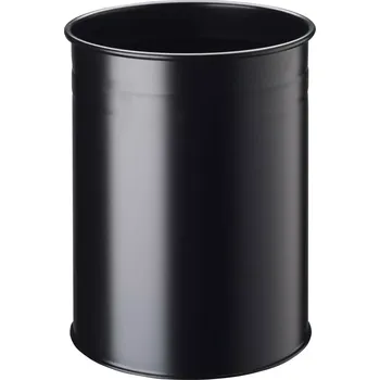 Odpadkový koš Kovový odpadkový koš 15/D - Černý