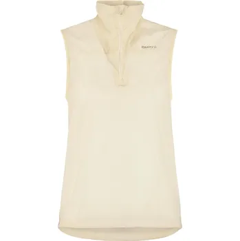 Dámská vesta Dámská lehká běžecká vesta CRAFT Hypervent Light Wind - bílá Velikost: S