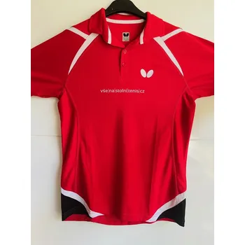 Pánské tričko Polokošile BUTTERFLY Kido - reklamní červená červená S