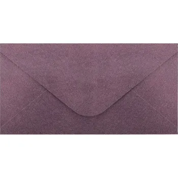 Obálka Obálka DL 112x219 mm metal.s ražbou, Fialová