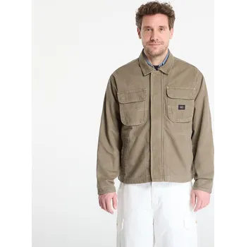 Pánské oblečení Bunda Vans Umber Pigment Canvas Jacket Aluminum XL