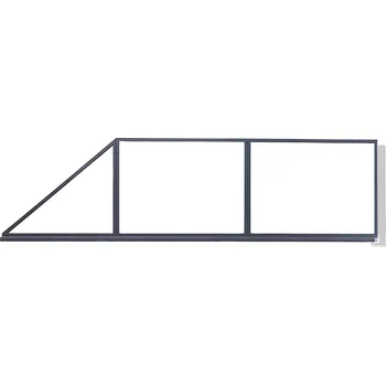 brána Rám pojezdové brány pro vlastní výplň 540345 146,1 x 420 cm antracit