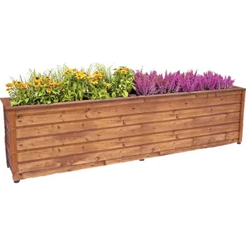 Truhlík Truhlík dřevěný LONG N 200 x 55 x 50 cm kaštan