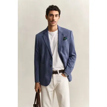 Pánské sako SAKO GANT TWO-TONE JERSEY PIQUE BLAZER SALTY SEA