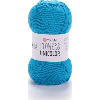 Yarn Art Flowers Unicolor 754 tyrkysová