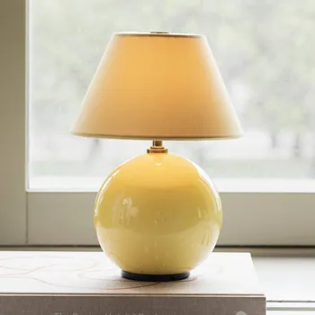 Lampička Globen Lighting Akumulátorová stolní lampa IRIS, žlutá/žlutá, výška 23 cm 1 x 1 W LED - Doprava zdarma