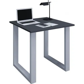 Psací stůl Vcm Stůl Lona 80x80 U-nohy, antracit