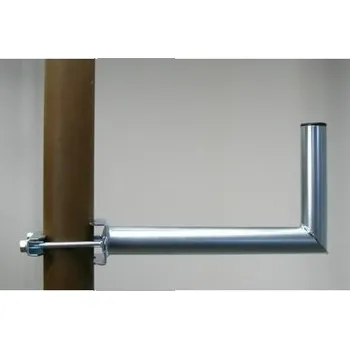 Příjem digitálního pozemního vysílání WFmetal Držák antény na stožár, galvanický zinek, délka 35cm K35S42