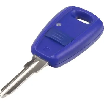 Auto elektroinstalace Náhradní obal klíče pro Fiat, 1-tlačítkový, modry, 48FA105