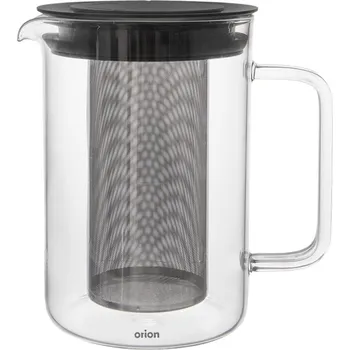ORION Konvice borosil. sklo/UH+filtr nerez 1,55 l