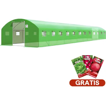 Fóliovník Cultivo Zahradní fóliovník 4x12x2m, 48m2, 2 dveře - zelená