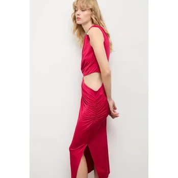 Dámské šaty Šaty Answear.LAB EX.58186.TOS červená 33X, vel. M