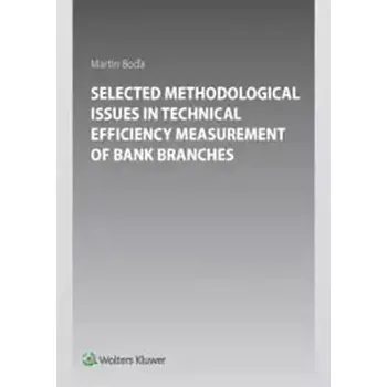 Selected methodological issues in technical efficiency measurement of bank branches (Martin Boda, 2016)