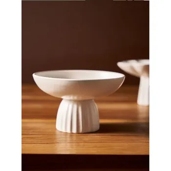 Sinsay - Keramická miska na nožce - bílá - 303EP-00X - 303EP-00X-ONE